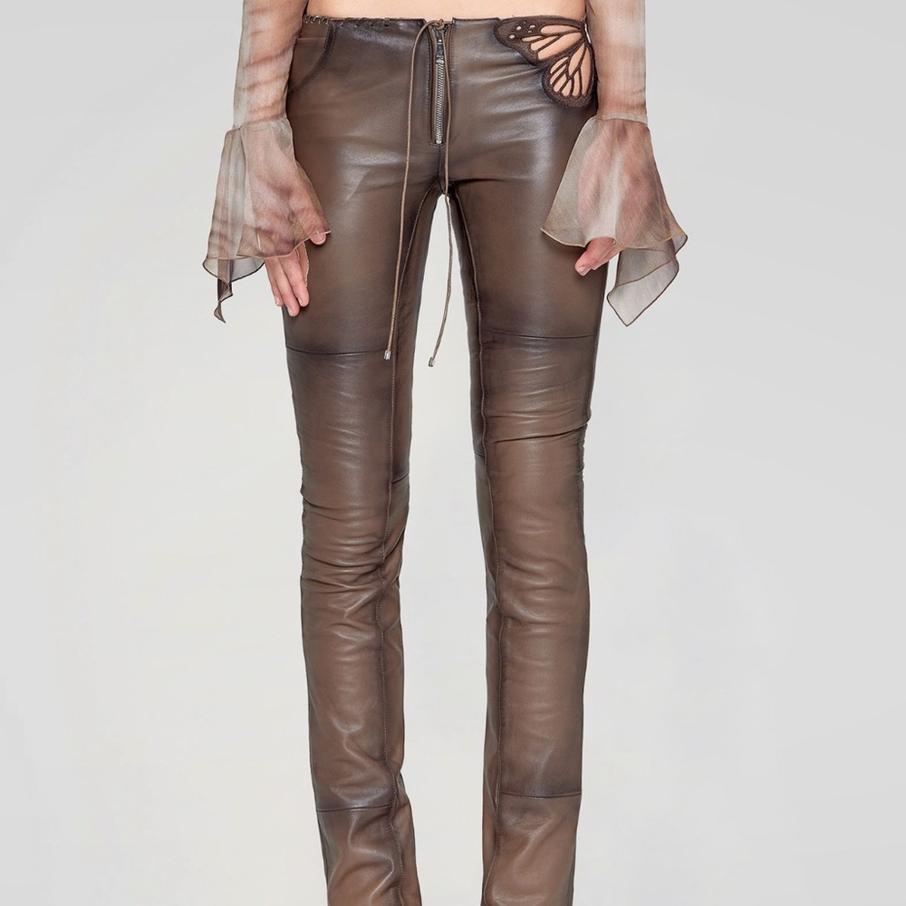 Blumarine Leather Pants